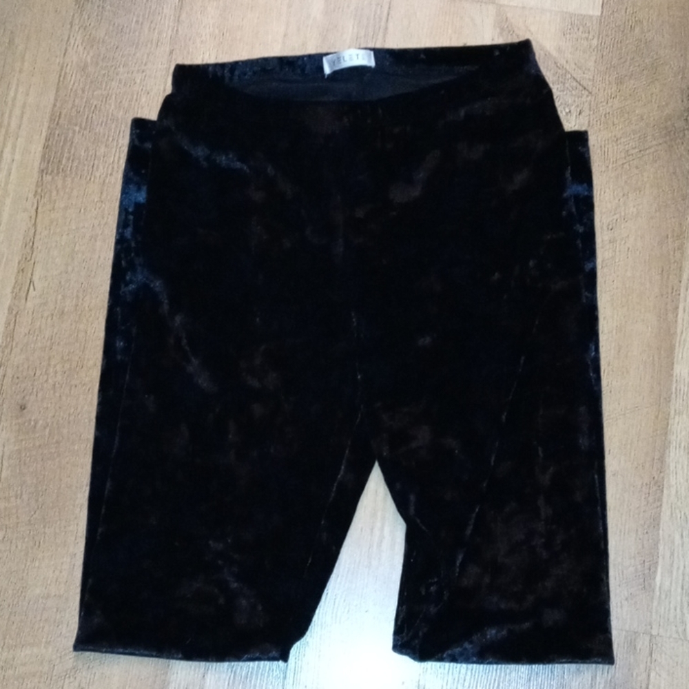 Velvet leggings